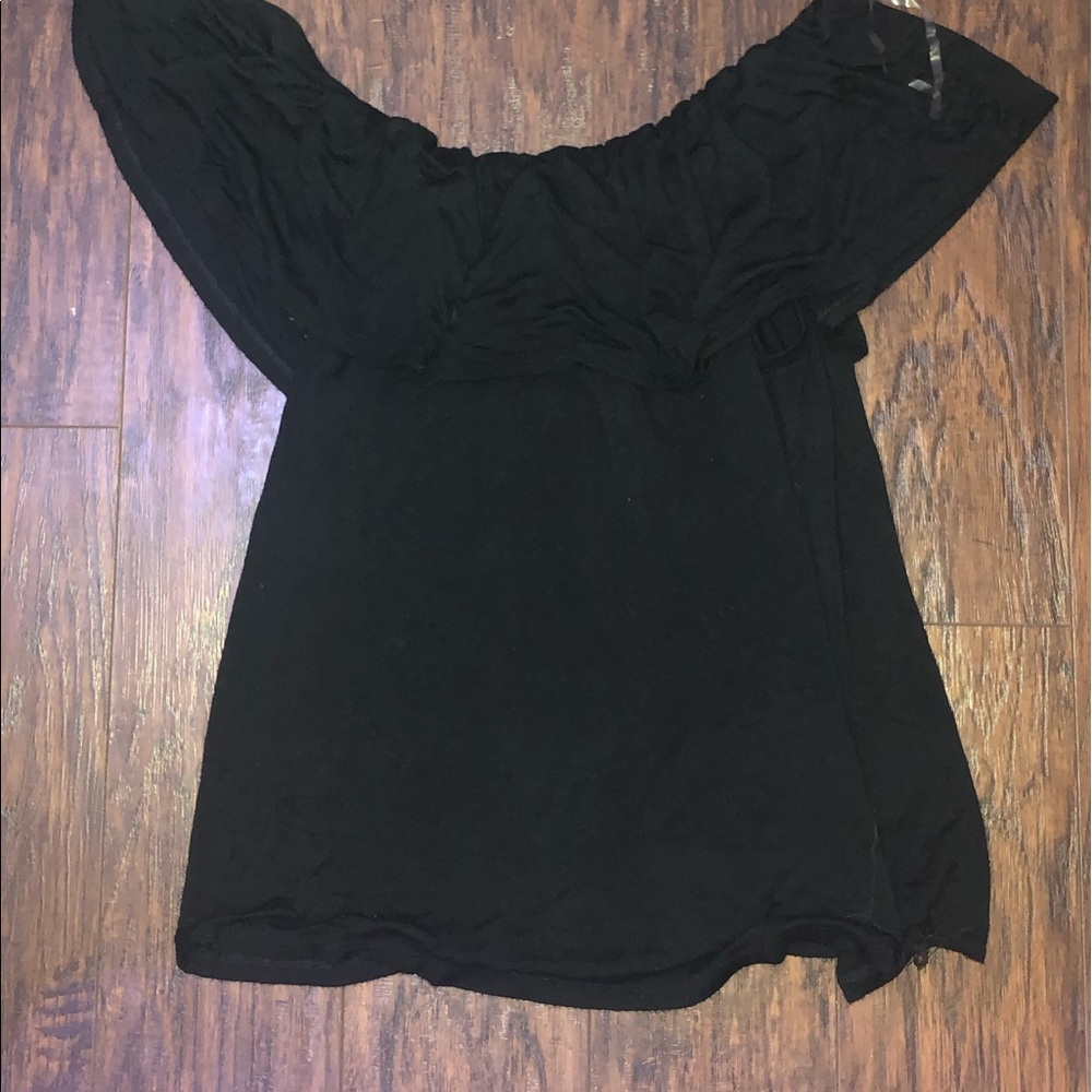 cute black off the shoulder